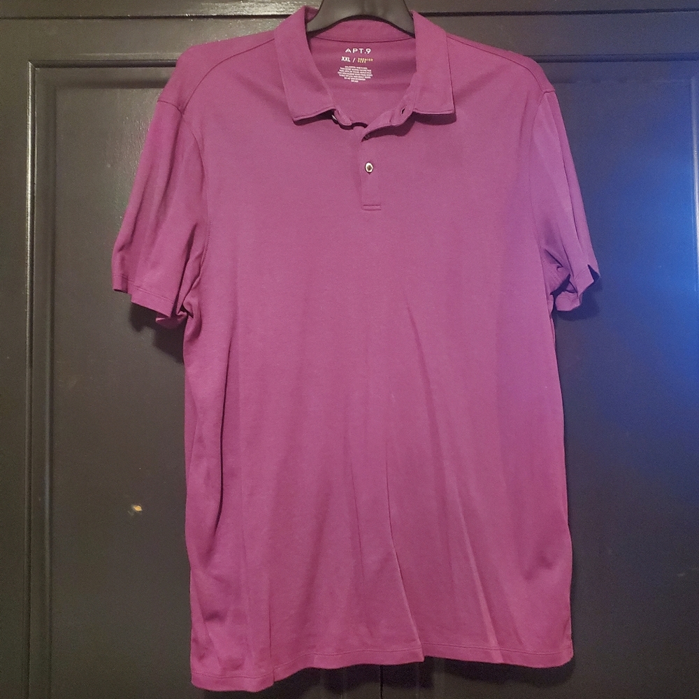 Plum NWOT XXL Apt.9 Men's Polo